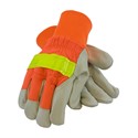 Picture of 125-348/L PIP Hi-Visibility Leather Gloves,L