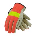 Picture of 125-368/S PIP Hi-Visibility Leather Gloves,Small