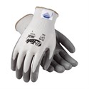 Picture of 19-D330/L PIP G-Tek 3Gx Gloves,White Knit With Gray Poly Palm And Fingertip Coating,Cuff,L