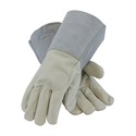 Picture of 75-2026/L PIP Mig Tig Welders' Gloves,Top Grain Cowhide,4 1/2" Leather Gauntlet Cuff,Wing Thumb,L