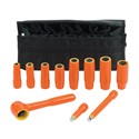 Picture of 9600-11200 PIP 11 Piece,3/8 Drive Deep Depth Socket Set,With Ratchet(3/8 - 13/16)