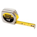 Picture of 33-312 Stanley Power Lock Tape Measure,Tape rule W/metal case,Heavy duty,3/4" blade width,L 12'