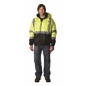 Picture of 333-1766-LY-2XL PIP - Value Black Trim Bomber Jacket,Yellow/Blk,Size 2X-Large