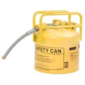 Picture of 1215YELLOW Eagle D.O.T. APPROVED TRANSPORT CANS,Yellow Galvanized Steel Type II
