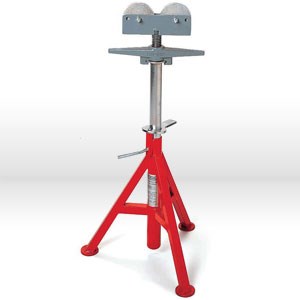 Picture of 56672 Ridgid Tool Pipe Stand,RJ99, Roller Low Pipe,Max Pipe 12" (30cm),2500 Lbs,Height: 32" To 55"