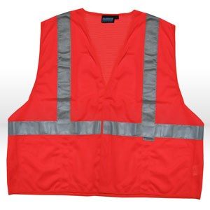 Picture of 14523 ERB Safety Vest,Reflective,ANSI Class 2,4X,L,Orange