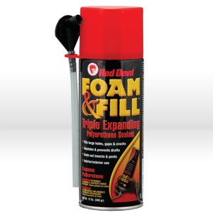 Picture of 0909 Red Devil Spray Foam Sealant,Triple Expanding Foam,12 oz