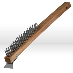Picture of 4062 Red Devil Wire brush with scraper,Heavy duty brush