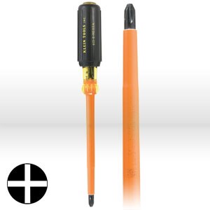 Picture of 6334INS Phillips Screwdriver,#1 PHILLIPS INSULATED SCRWDRV WITH CUSHION GRIP & ROUND-