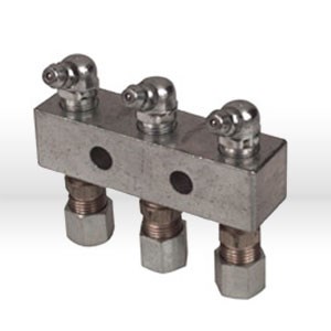 Picture of 6135 Alemite Grease Fitting Header Block,Fitting Header 3 Position,3 point,L 2-3/4"