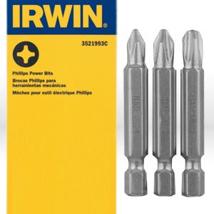 1-15/16" Long 93003zr Irwin Industrial 93003 #1 Phillips Head Power Bit 