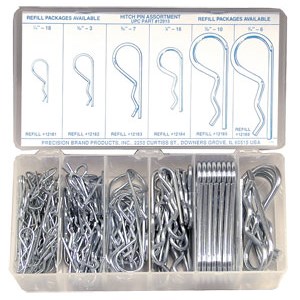 Picture of 12915 Precision Hitch Pin Clips,150 Pc,Assortment