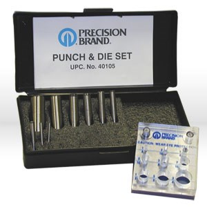 Picture of 40105 Precision Punch & Die Set,Economical way to make washers,shims and gaskets