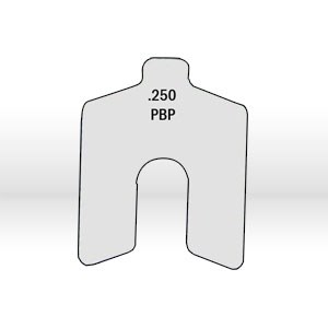 Picture of 42670 Precision Slotted Shim,.250"x6"x6" 300,Stainless Steel,1 Pc