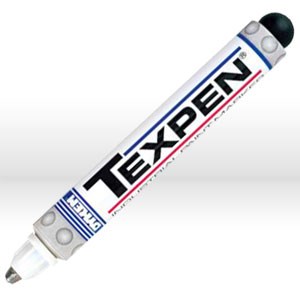 Picture of 16083 ITW Dykem TEXPEN Industrial Steel Tip Paint Marker,White,Med Tip