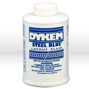 Picture of 80400 ITW Dykem STEEL BLUE Layout Fluid,Brush-In-Cap 8 oz