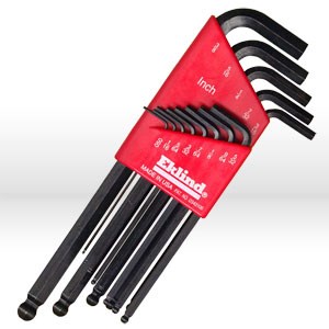 Picture of 13213 Eklind Hex-L Ball End Hex Key Set,.050"-3/8",Long,13 pc