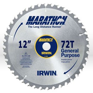 Picture of 14082 Irwin Marathon Circular Saw Blade,12",Teeth/72T,Trim and Finish,1"