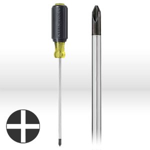 Picture of 6037 Klein Tools Phillips Screwdriver,Round Shank,No. 2 Phillips tip,Size 7"Shank,11-5/16"