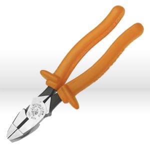 Picture of D2139NECR Klein Tools Side Cutting Pliers,Size 9-1/4",Yellow,Length 1-19/32",Jaw5/8",Width 1-1/4"