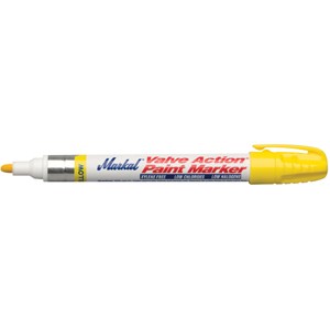 Picture of 96821 Markal Valve Action Liquid Paint Markers,Yellow
