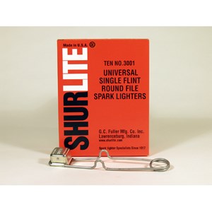 Picture of 3001 Shurlite Universal Round Spark Lighter,10 Universal Round File Lighters
