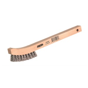 Picture of 54022 Osborn Sm Cleaning Scratch Brush,Style=Curved Back,Rows=3x7,Fill Material=Brass,none