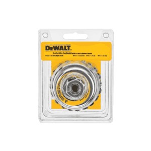 Picture of DW4916 DeWalt Wire wheel,4" Knotted Cup Brush/Carbon Steel 5/8"-11 Arbor .023"