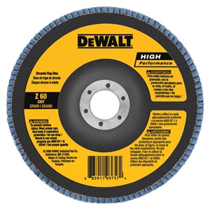 Picture of DW8370 DeWalt Flap Disc,7"x7/8" 24 GRT Zirconia T27 Flap Disc