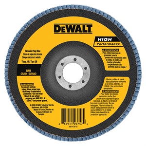 Picture of DW8380H DeWalt Flap Disc,6"x5/8"-11 Z40 T29 HP flap disc