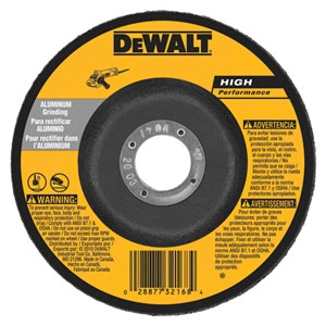 Picture of DW8400 DeWalt Bonded Abrasive,4"x1/4"x5/8" Aluminum Grinding Wheel