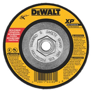Picture of DW8819 DeWalt Bonded Abrasive,6"x1/8"x5/8"-11 Zirconia Abrasive