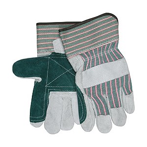 Picture of 1230DP MCR Gloves,Shoulder Leather Double Palm,Green/Pink