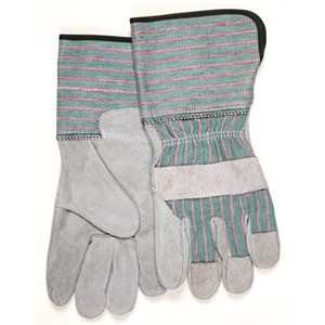 Picture of 1231M MCR Gloves,Shoulder Leather Palm,Green/Pink,4.5" Gauntlet,M