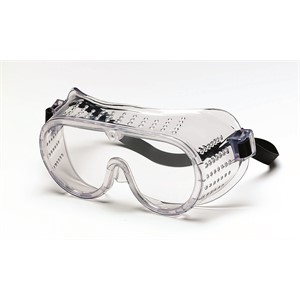 Picture of 2225RB MCR Goggles,Perforated,Boxed Economy,Rubber Strap,Clear Anti-Fog Lens