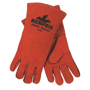 Picture of 4720 MCR "Red Ram" Side Leather Split Cowhide Welders Gloves,Russet
