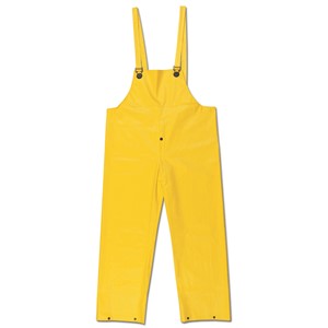 Picture of 600BPX3 MCR Commodore Heavy Ribbed PVC/Non-Woven Poly/nylon,Bib O/A,With Fly,Yellow