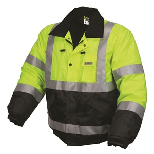 Picture of BMRCL3LX4 MCR insulated Polyester,Bomber Jacket, LIME