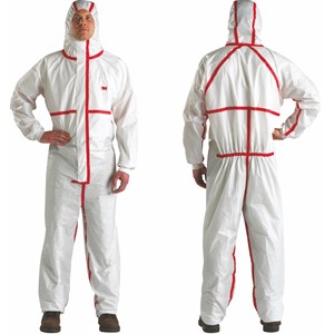 Picture of 05070-00608 3M Disposable Chemical Protective CO/A Safety Work Wear 4565-L
