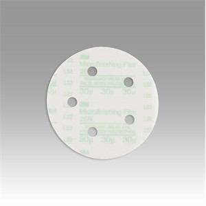 Picture of 51144-84174 3M Hookit Microfinishing Film Type D D/F Disc 268L,5"x NH 5 Holes 30 Micron