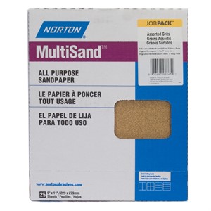 Picture of 076607-00365 Norton MULTISAND SHEETS,9"x11"- Sheets,6-60,100,150 & 7-220