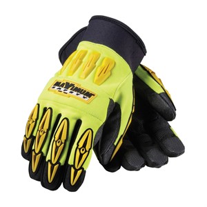 Picture of 120-4000/L PIP Maximum Safety,Mad Max,Professional Workmans Glove,Yellow Back,L