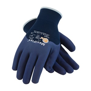 Picture of 34-275/L PIP G-Tek Maxiflex Elite,Blue Micro-Foam Nitrile Coated Palm,L