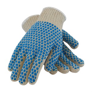 Picture of 37-C110BB/L PIP PVC Coated Seamless Knit,Blue Brick Pattern On Two Sides,7 Gauge,L