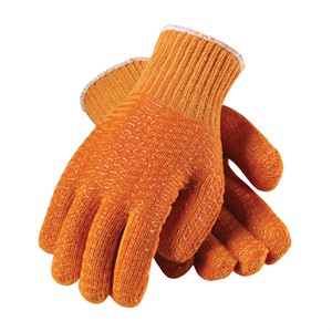 Picture of 39-3013/L PIP Coated Seamless Knit,Honeycomb,Criss-Cross Coated,Orange Polyester Knit Shell,L