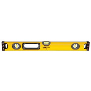 Picture of 43-524 Stanley Fatmax Level,Box beam top read level,Hang hole simplifies storage,L 24",Aluminum