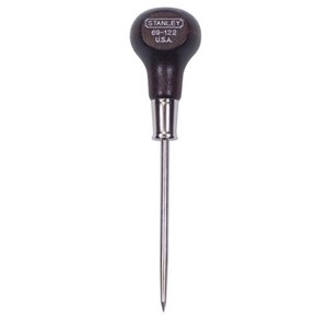 Picture of 69-122 Stanley Scratch Awl,Wooden knob handle scratch awl,6-1/16"