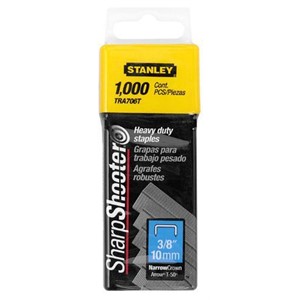 Picture of TRA706T Stanley HEAVY DUTY NARROW CROWN STAPLES 3/8",1,000 PK
