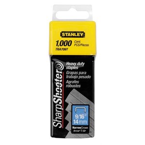 Picture of TRA709T Stanley HEAVY DUTY NARROW CROWN STAPLES 9/16",1,000 PK