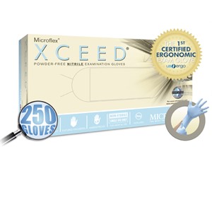 Picture of XC-310-S Microflex XCEED Powder Free Nitrile Gloves,Textured fingertips,S